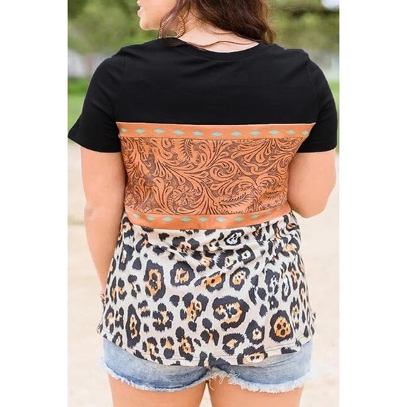 Plus size Summer Black Short Sleeves Women - Picture 2 of 3